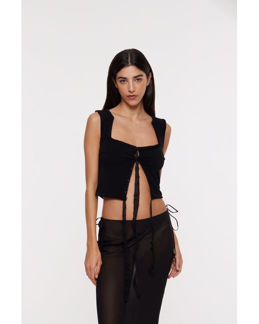 Bianca Resortwear Black Faye Top
