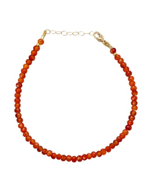 Bombyx House Red Carnelian Bead Bracelet