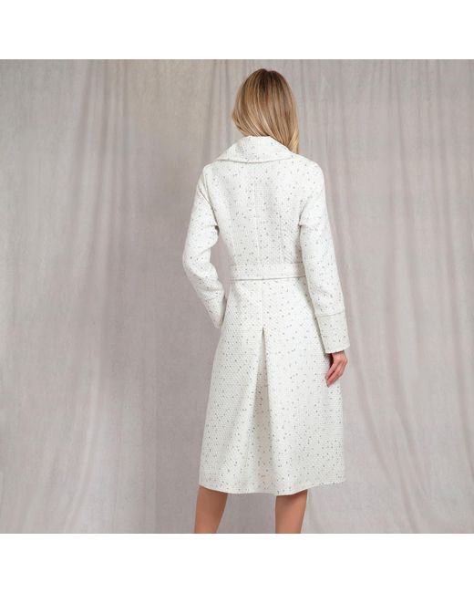 Alie Street London White Neutrals Sabrina Coat