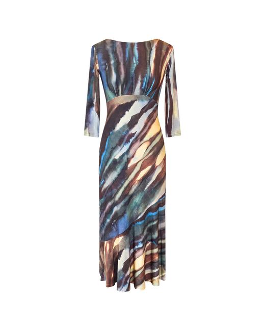 Alie Street London Blue Maxine Asymmetric Dress