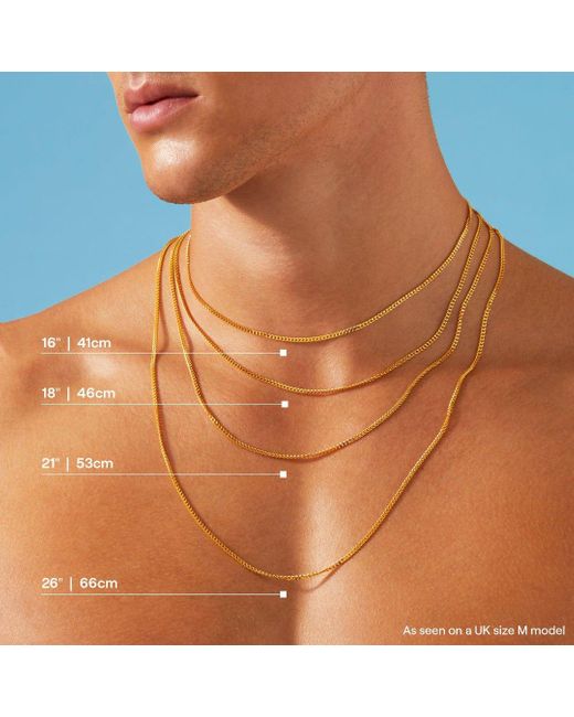 7879 Metallic Diamond Cut Curb Chain Necklace