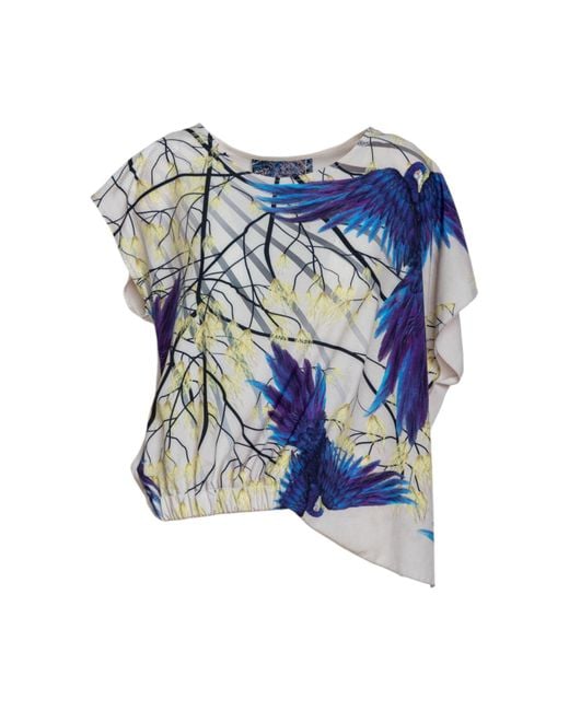 ARTISTA Blue Azure Asymmertic Top