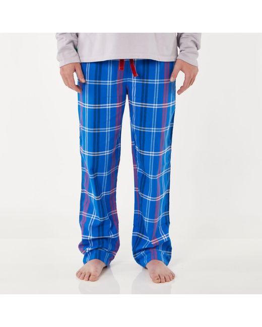 Lounge Blue Soft, Breathable Organic Brushed Cotton Loungewear Trousers for men