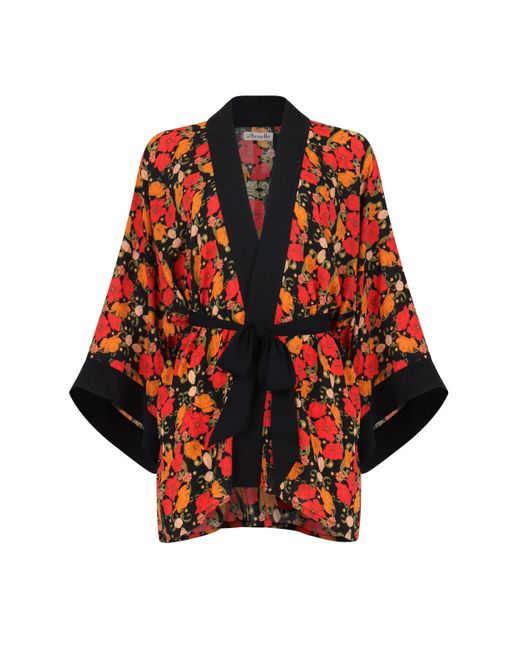 Henelle Red Night Bloom Jacket