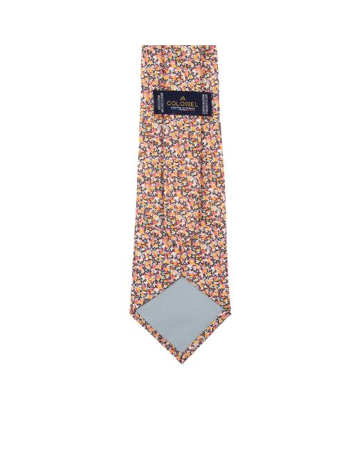 LE COLONEL Gray Pepper Liberty Tie for men