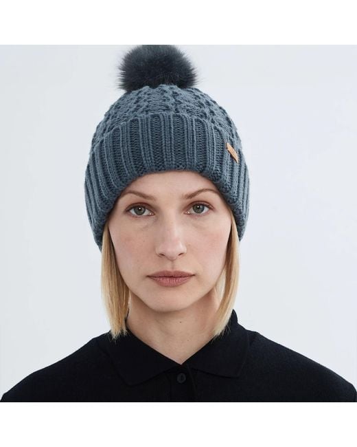Norbron Blue Giada Trooper Beanie