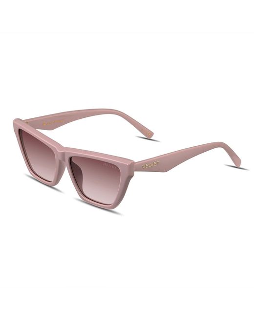 Velvet Eyewear Purple Cat Eye Sunglass Style