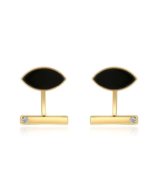 Retro Chic Metallic Eyes Earrings