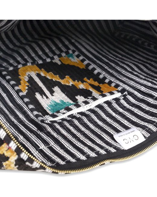 Conscious Yoga Collective Green The Ikat Velvet Weekender