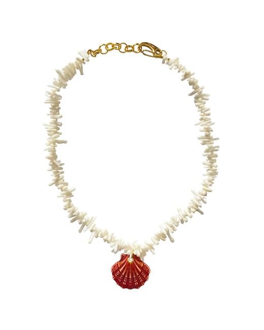 Smilla Brav Metallic Shell Necklace Mia
