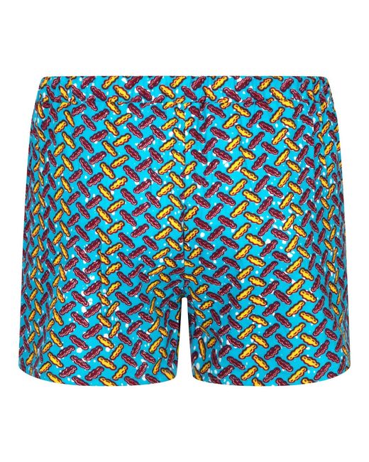 Ohema Ohene Blue Cotton Boxer Shorts Coca for men