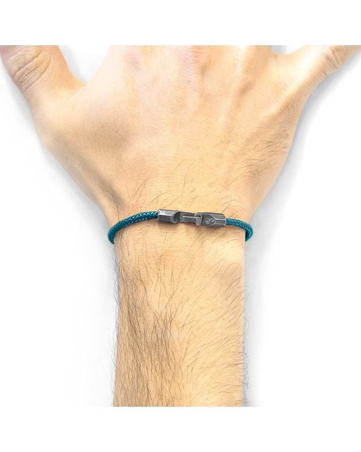 Anchor and Crew Blue Ocean Talbot & Rope Bracelet for men