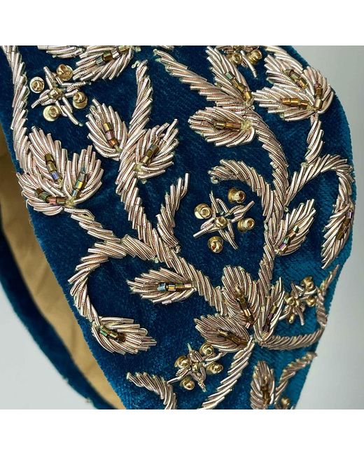 VETKA Blue Velvet Headband