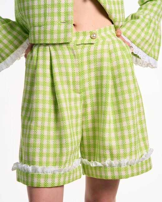 Mood Swings Green Tinkerbell Tailored Shorts