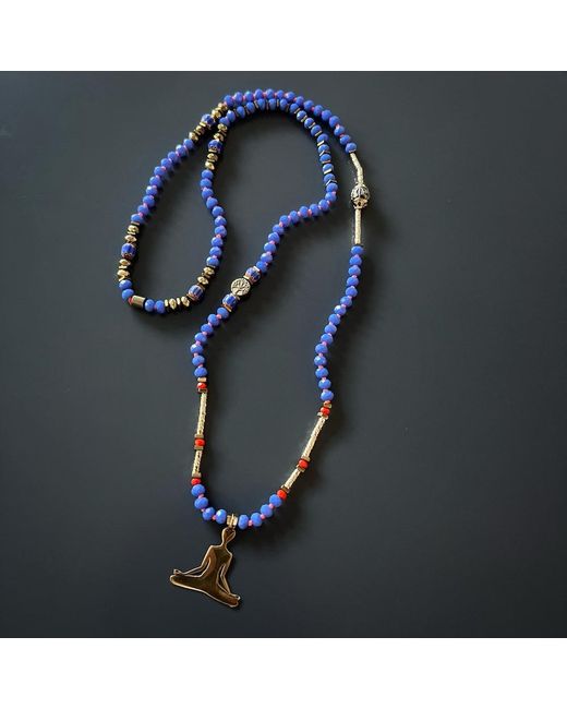 Ebru Jewelry Metallic Yoga Meditation Necklace