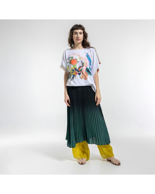 ARTISTA Blue Jump Asymmetric Top