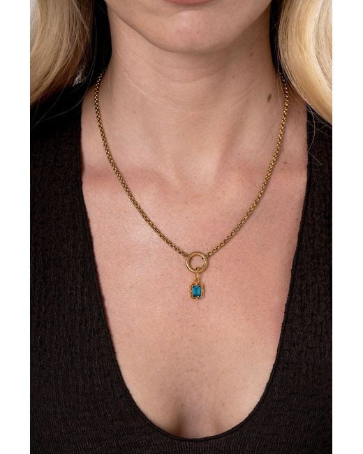 Zynnia Collective Blue December/ Topaz Birthstone Charm