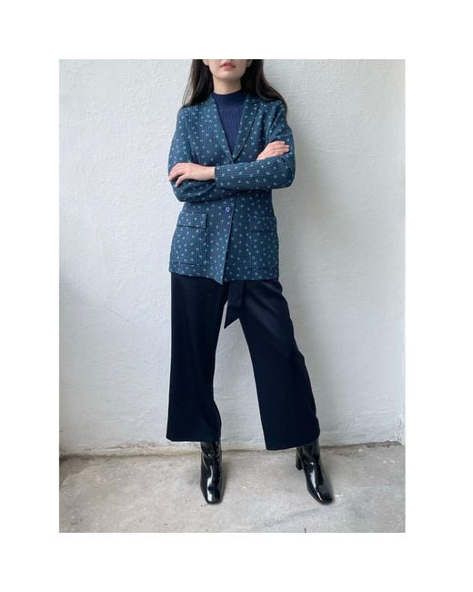 Arto. Blue Premium Twilight Ruffles Pant
