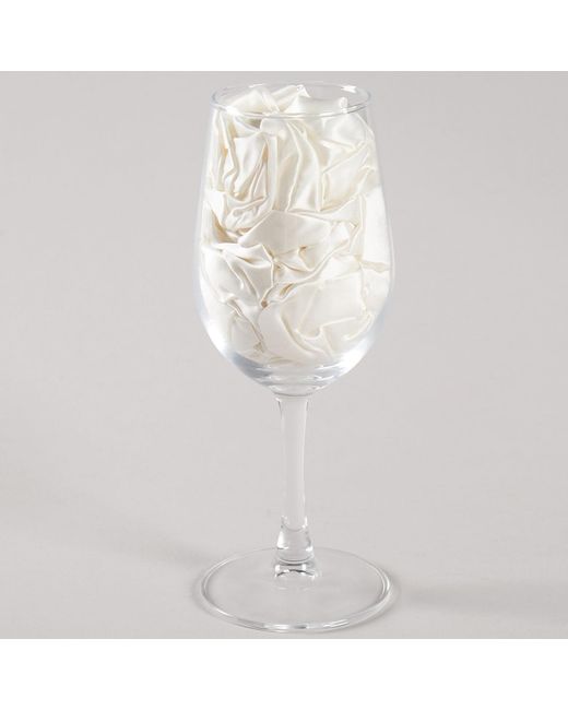 Soft Strokes Silk White Pure Mulberry Silk French Scrunchie Set Of Five