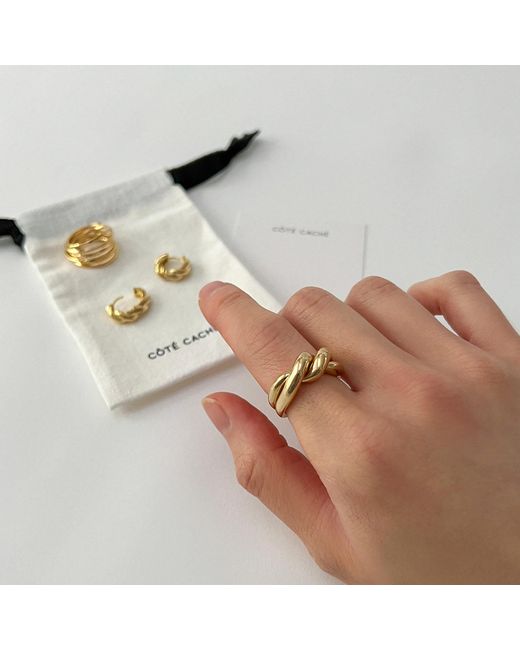 Cote Cache Metallic Unity Ring