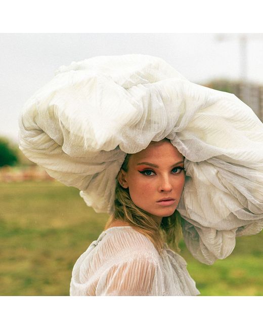 Miro Misljen Natural Cloud Sculptural Headpiece