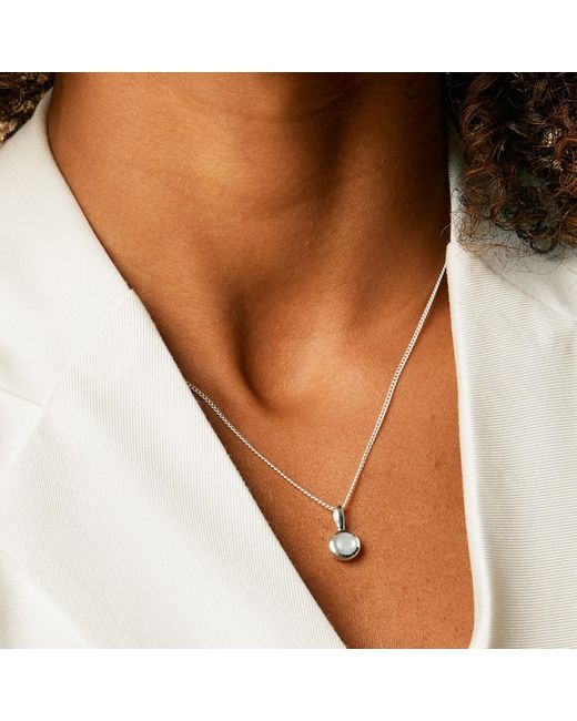 Charlotte's Web Jewellery Metallic June Birthstone Charm Necklace