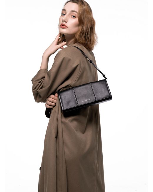 Orange Cube Blue Mosaic Shoulder Bag