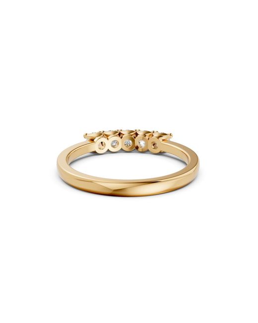 Aya Fine Jewelry Metallic Everyday Round Lab Diamond Wedding Ring