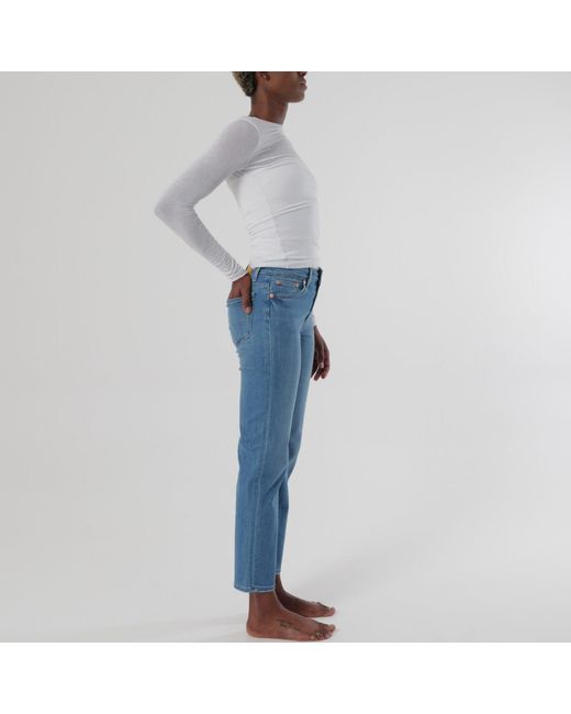 Her & Glory Blue Mary Slim Straight Leg