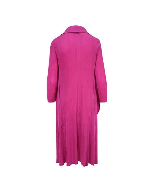 Beatrice von Tresckow Pink Waterfall Crinkle Coat