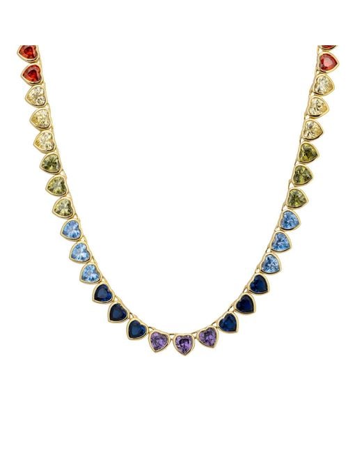 Latelita London Multicolor Great Gatsby Pendant Necklace Ruby