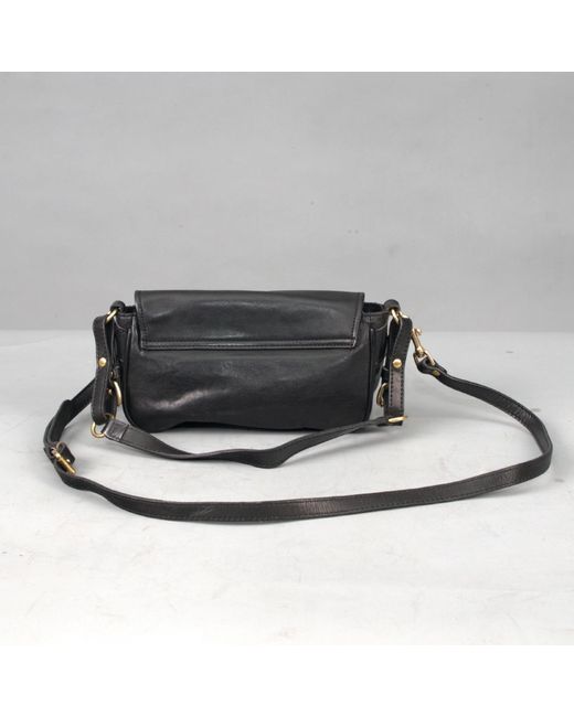 Rimini Black Leather Crossbody Bag 'sofia'