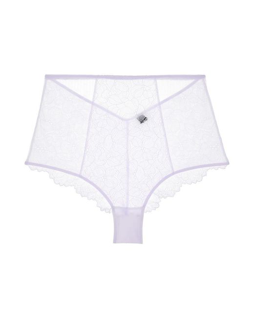 Journelle White Lexi High Waist Bikini Lilas