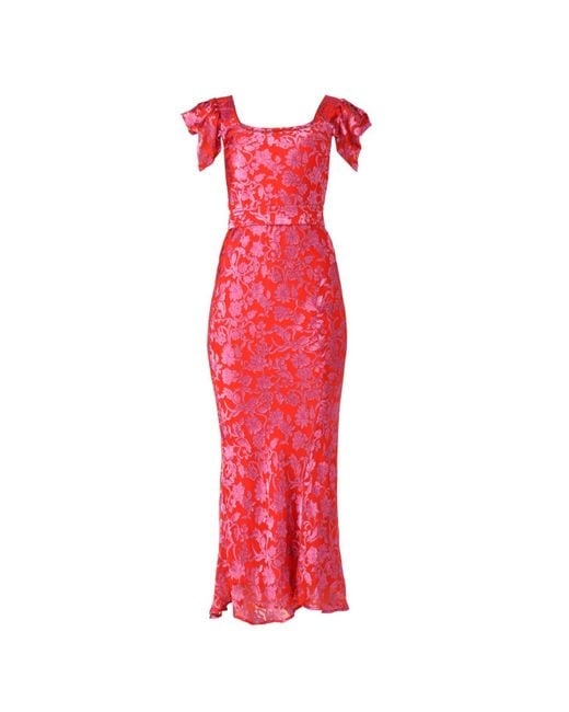 SACHA DRAKE Red Firebird Dress