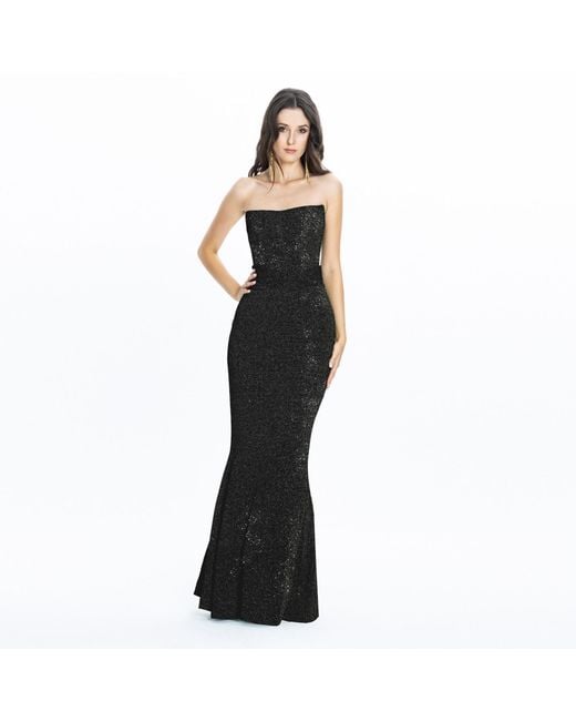 Angelika Jozefczyk Black Moon Shimmering Evening Gown