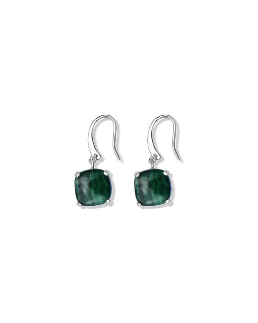 FV Jewellery Green La Stele Malachite Dome Earrings