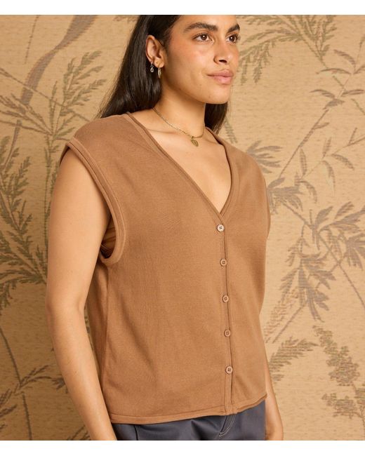 Known Supply Brown Perri Vest