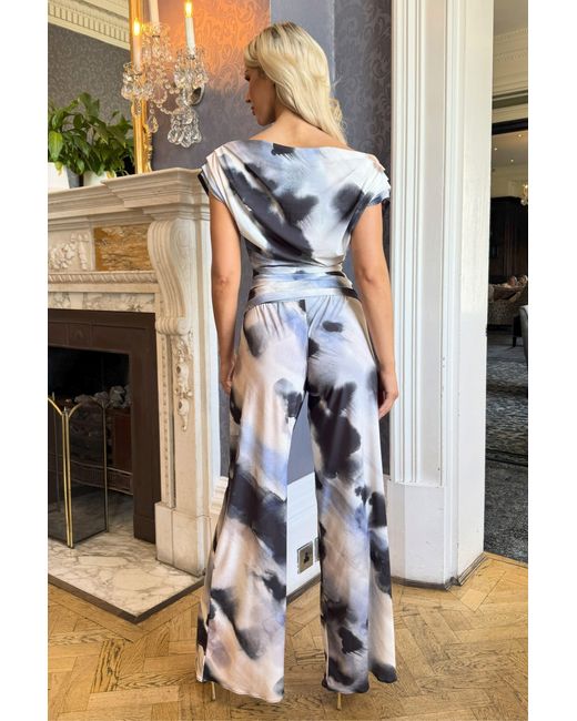 Atom Label Gray Neutrals Carbon Jumpsuit