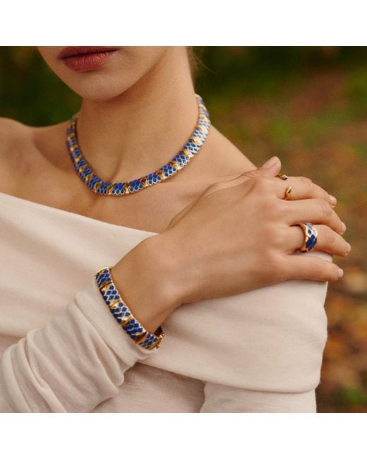 Retro Chic Metallic Nirah Rings