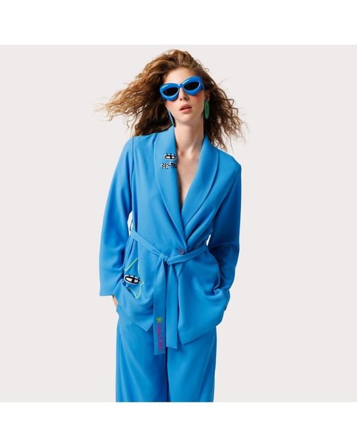 King Naked Blue Heartbeat Pants