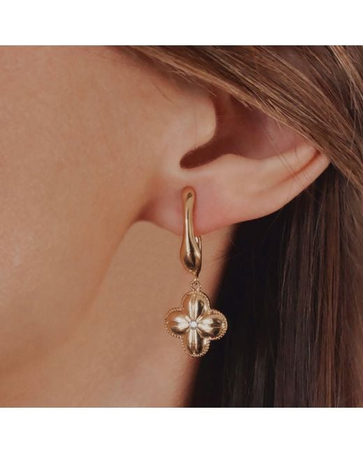 IN CAUDA VENENUM Metallic Fortune Earrings