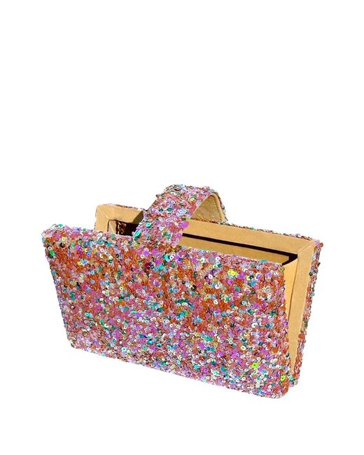 Simitri Pink Nola Kitsch Clutch