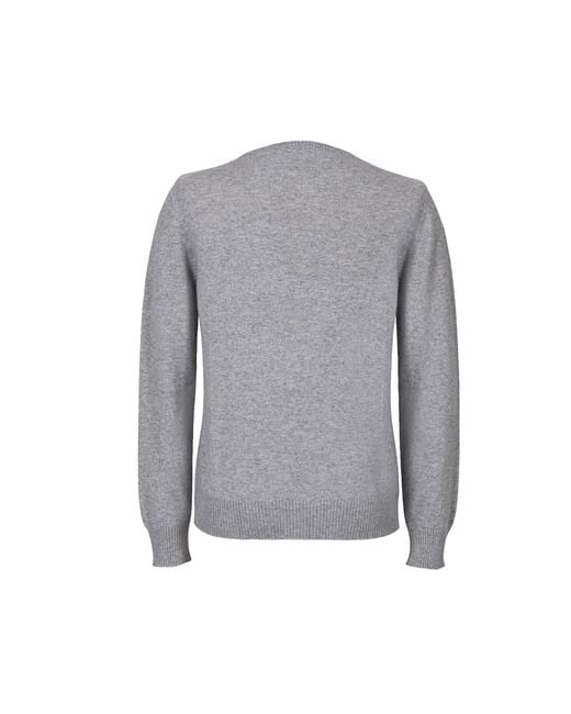 Anse Victorin Gray Olivia Cashmere Pullover