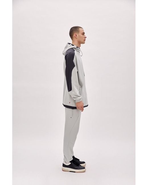 Pcfg Gray Comfort Track Hoodie for men