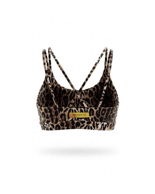 Befitnesslou Black Bra Leopard Queen