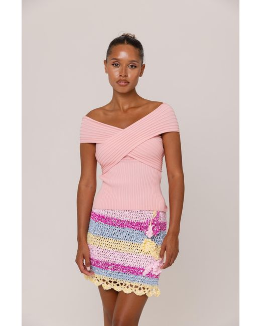 Andreeva Pink Lily Light Knit Top