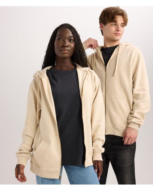 Known Supply Natural Neutrals 100% Organic Cotton Zip Hoodie