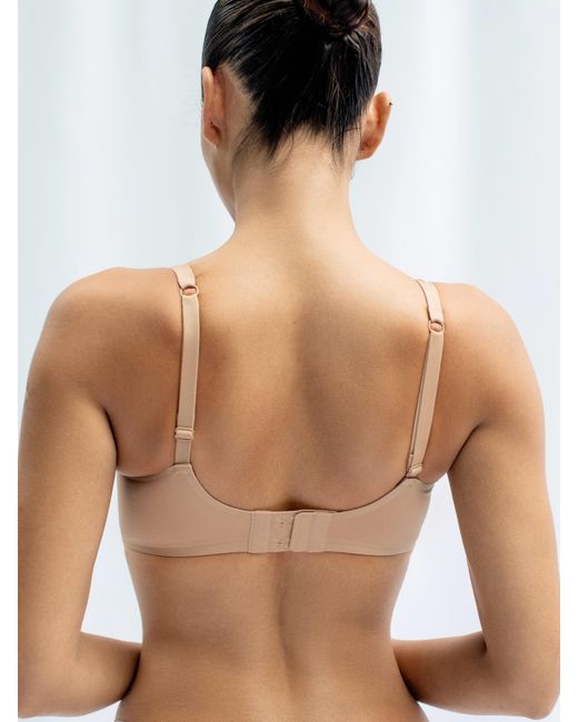 GOD SAVES QUEENS Natural Neutrals Second Skin Push Up Bralette Mocha