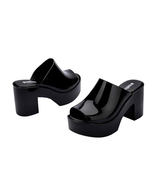 Melissa Black Mule Hype