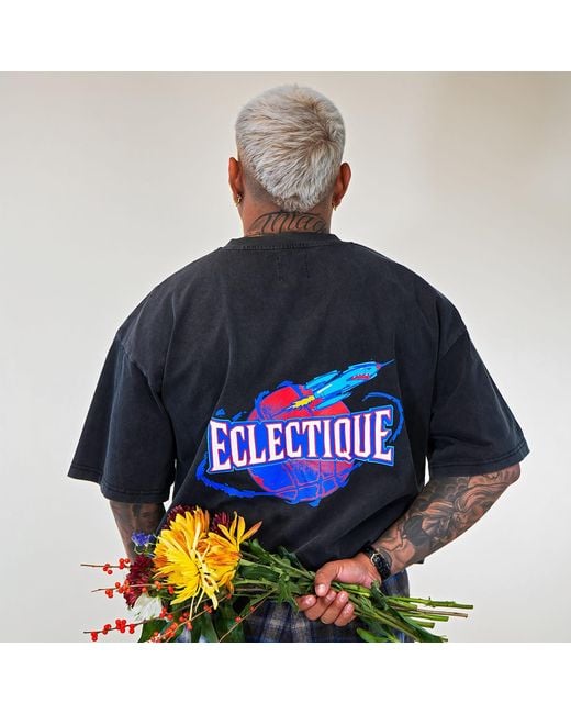 Éclectique Black Rockets Graphic T-Shirt for men